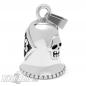 Preview: Lucky 13 Biker-Bell Stainless Steel Lucky Charm Motorcycle Bell Thirteen Lucky Bell